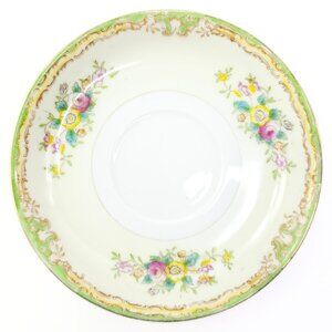 c. 1920s-1930s Sampy Japan "Elaine" Hand Painted Fine China Tea Saucer